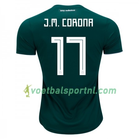 Mexico J.M.Corona 17 Thuis Shirt WK voetbal 2018